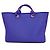 Borsa a mano Chanel Deauville Blu - vista 8