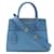 Saffiano Prada Paradigm Handtasche Schultertasche Blau Leder  ref.1453494