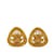 Chanel Coco Mark Triangle Earrings Golden  ref.1453629