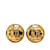 Boucles d'oreilles clips en plaqué or Chanel Coco Mark Doré  ref.1453676