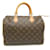 Bolso Louis Vuitton Monogram Speedy 30 Castaño Plástico  ref.1453731