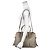 Borsa Mira MM di Louis Vuitton Grigio - vista 8
