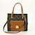 Fendi Brown Leather Shoulder Handbag Cloth  ref.1454004