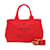 Prada Canapa Tote SS Shoulder Bag Red Cloth  ref.1454028