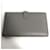 Portefeuille long en cuir gris Yves Saint Laurent Marron  - vue 5