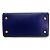 Borsa in pelle blu Saint Laurent - vista 3