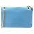 Borsa a spalla in pelle blu Saint Laurent - vista 2