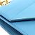 Borsa a spalla in pelle blu Saint Laurent - vista 8