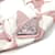 Accessorio per capelli con logo triangolare Prada Rosa  - vista 5