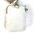 Borsa a spalla in tessuto bianco Prada con pochette - vista 7