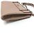 Borsa a spalla in pelle beige Prada BT955X - vista 5