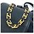 Mochila vintage de couro preto Versace - vista 6