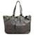 Sac fourre-tout en cuir gris Yves Saint Laurent Marron  - vue 1