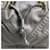 Sac fourre-tout en cuir gris Yves Saint Laurent Marron  - vue 7