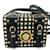 Bolso Medusa Gianni Versace Negro Cuero  ref.1454354