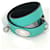 Pulseira dupla de couro azul Tiffany & Co.  ref.1454379