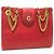 Bolsa de ombro vintage em couro vermelho Tiffany & Co.