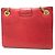 Bolsa de ombro vintage em couro vermelho Tiffany & Co. - vista 2