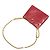 Bolsa de ombro vintage em couro vermelho Tiffany & Co. - vista 7