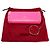 Clutch in pelle rosa Valentino Garavani - vista 13
