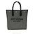 Borsa tote grigia Saint Laurent Marrone