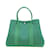 Hermès Sac à main Hermes Garden PM en vert menthe Cuir Tissu  ref.1454457