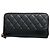 Cartera larga Chanel Matelassé de cuero Gabrielle Negro