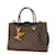 Borsa Riverside Noir Damier LV Louis Vuitton Nero Damier ebene Pelle Tela  ref.1454710