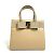 Borsa in pelle beige Salvatore Ferragamo