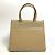 Borsa in pelle beige Salvatore Ferragamo - vista 2