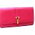 Cartera Larga Saint Laurent Paris Rosa