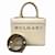 Bulgari Bolso tote de cuero marfil Bvlgari Crudo  ref.1454993