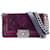 Le Boy Bolsa de Ombro Chanel Boy em Veludo Bordeaux Couro  ref.1455087