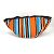 Borsa a Spalla Prada 2VY007 Stripe Arancione - vista 2