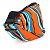 Borsa a Spalla Prada 2VY007 Stripe Arancione - vista 3