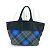 Borsa a spalla in tessuto nero Prada - vista 2
