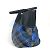 Borsa a spalla in tessuto nero Prada - vista 6