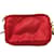Borsa a spalla in tessuto rosso Prada - vista 2