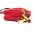 Borsa a spalla in tessuto rosso Prada - vista 5