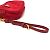 Borsa a spalla in tessuto rosso Prada - vista 7