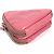 Borsa a spalla in pelle rosa Prada - vista 12