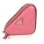 Borsa a spalla in pelle rosa Prada - vista 3