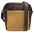 Borsa a spalla in pelle marrone Prada