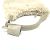Borsa in pelliccia beige Prada 1NE515 - vista 7