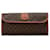 Céline Clutch Macadam Celine Marrone Pelle  ref.1455273