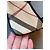 Borsa Mini Pochette Burberry Check Beige - vista 5