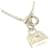 Hermès Hermes Kelly Pendant Silver Necklace Silvery  ref.1455906