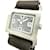 Hermès Reloj de pulsera de cuarzo con fecha Hermes BA1.210 Negro Cuero  ref.1456013