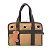 Duffle Hermès Borsa Boston in tessuto marrone Hermes per cani di piccola taglia - vista 2
