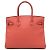Borsa in pelle rosa Crevetto di Hermès